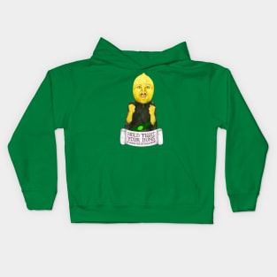 Lemon grab quote "hold tight your bunns ..." (Adventure Time fan art) Kids Hoodie
